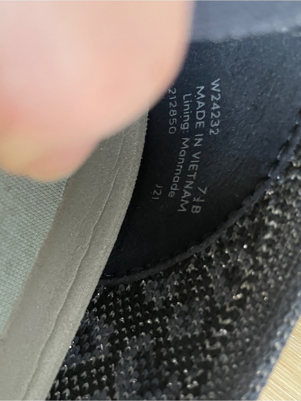 Cole Haan Knit Slip-On Loafers in Charcoal/blue with Black Leopard size 7.5 - Picture 7 of 7